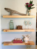 Live Edge Shelves - Priced according to Species and size